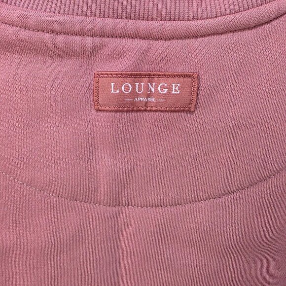 Lounge Women’s 3-Piece Set – Pink Bralette, Cropped Crewneck Sweatshirt & Sweatp - Picture 12 of 15